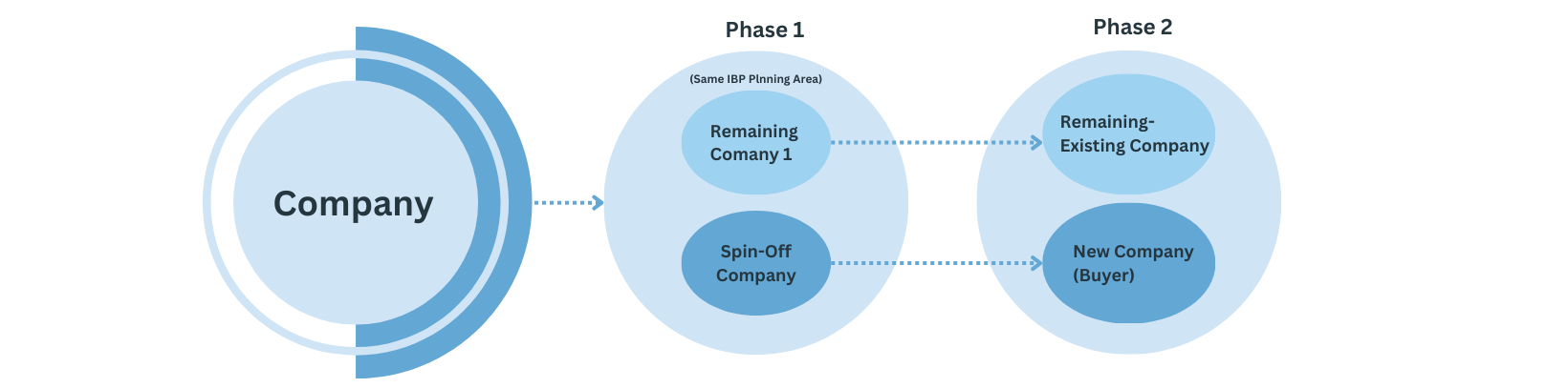 two phases to tackle SAP's spin-off projects